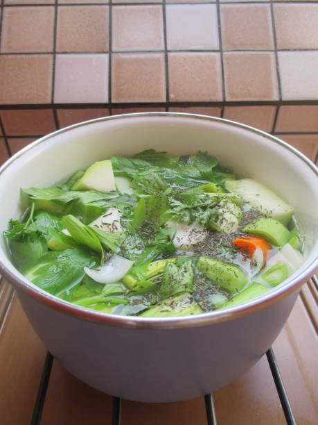 istock Pan with vegetables for a soup on a baking tray 1179117109