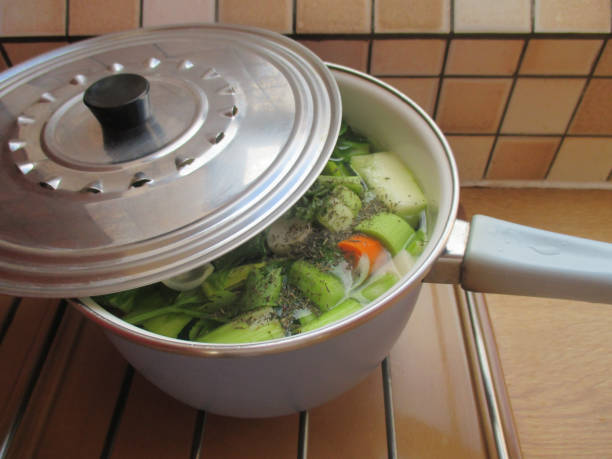 istock Pan with vegetables for a soup on a baking tray 1179117126