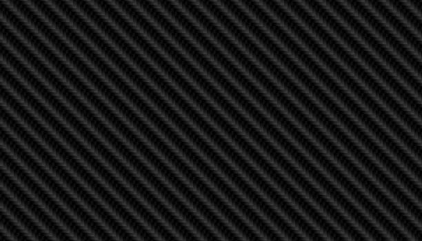 ilustrações de stock, clip art, desenhos animados e ícones de black carbon fiber pattern texture background design - lead sheet