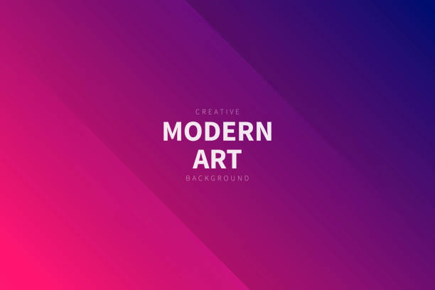 Modern abstract background - Pink gradient Modern and trendy abstract background with two symmetrical folds diagonally. This illustration can be used for your design, with space for your text (colors used: Red, Pink, Purple, Blue). Vector Illustration (EPS10, well layered and grouped), wide format (3:2). Easy to edit, manipulate, resize or colorize. magenta stock illustrations