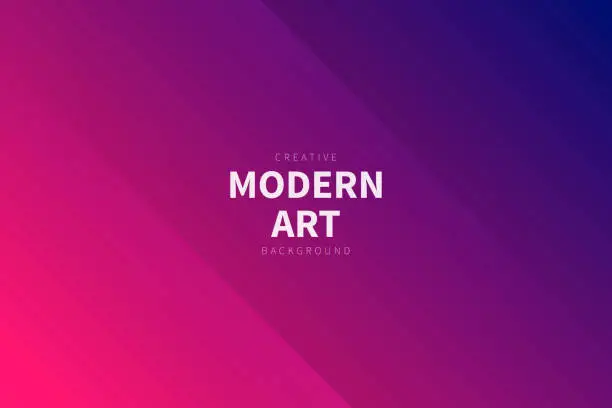 Vector illustration of Modern abstract background - Pink gradient