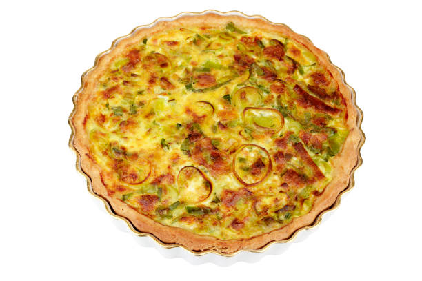 istock Cheese And Leek Flan In Dish 117911810