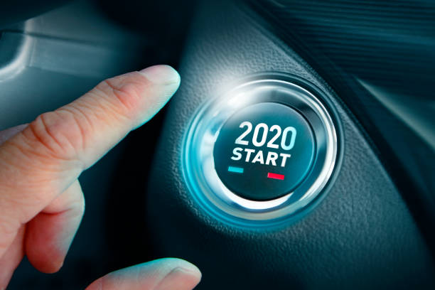 istock Button with start of the new year 2020 1179119582