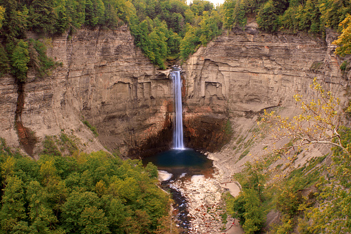 Taughannock Falls State Park in late September -- this is one of the most beautiful waterfalls in New York (near Ithaca) and at 215 feet, one of the tallest waterfalls east of the Rocky Mountains.