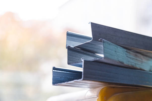 istock metal ceiling profile indoors 1179131350