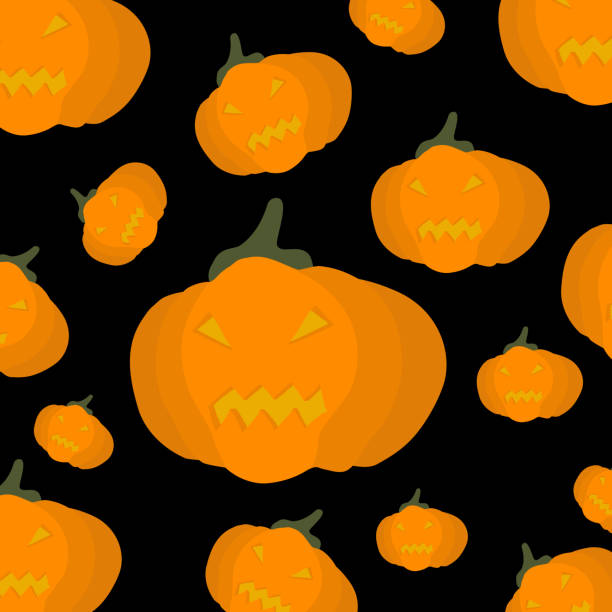 istock Happy Halloween background vector illustration,cute set with cartoon characters  ￼ 1179137437