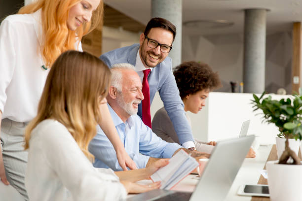 istock Businesspeople working in team 1179138627