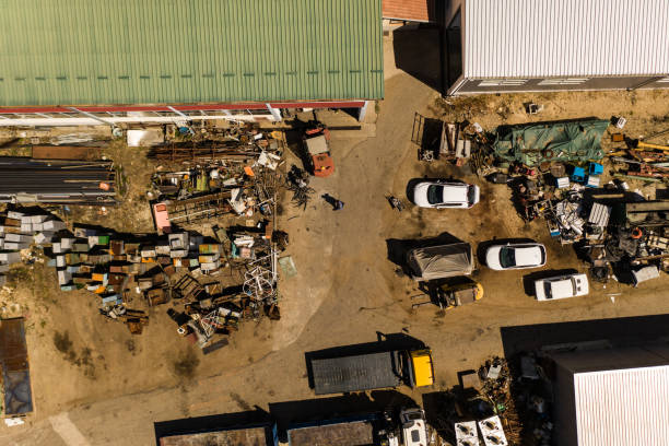 istock Scrap metal junkyard 1179139646