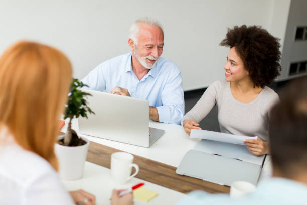 istock Businesspeople working in team 1179141095