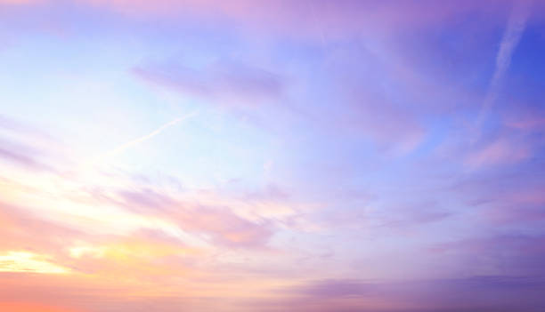 Dramatic sky sunset stock photo