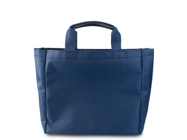 istock blue shopping bag on white background. (clipping path) 1179145368