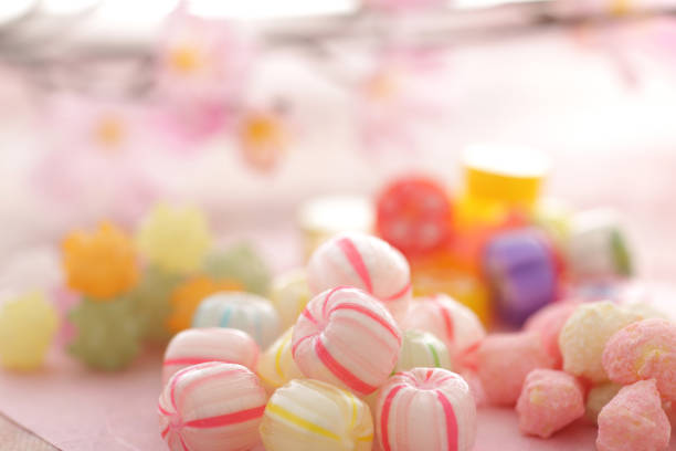 istock Colorful Japanese traditional sweets 1179151803