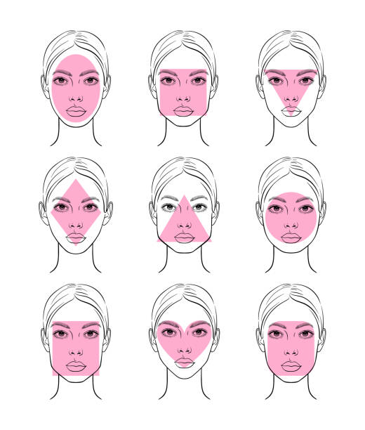 Maquillaje Rostro Ovalado - Banco de fotos e imágenes de stock - iStock Maquillaje Rostro Ovalado - Banco de fotos e imágenes de stock - iStock