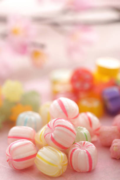 istock Colorful Japanese traditional sweets 1179151875