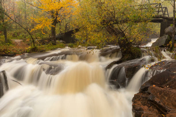 istock Miller Creek Waterfall In Autumn 1179152966