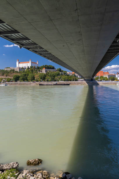 istock Bratislava castle and Danube river, Slovakia 1179157300