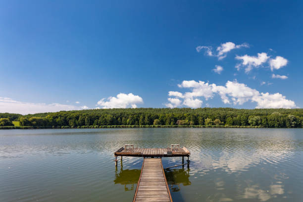 istock Pier on the pond Jenoi-to, Hungary 1179157364