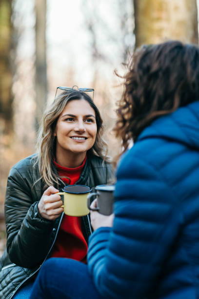 istock Coffee break in the woods 1179158194