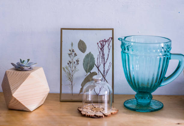 istock Still life herbarium under glass and decanter 1179163814