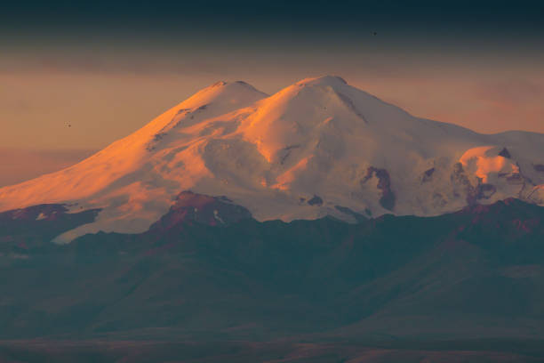 istock Mountain autumn. Elbrus Bermamyt plateau, sunset 1179167812