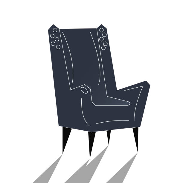 istock Living room furniture design concept with modern home interior elements isolated vector illustration. Pattern is good for craft paper design 1179175457