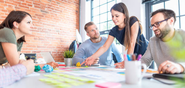 istock Young creative business people meeting at office. 1179183763