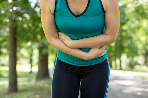 istock Woman having stomachache 1179185146