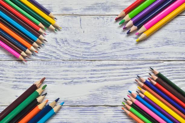 istock Creative concept with school supplies. 1179185283