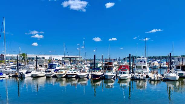 istock Salem Harbor and Boat Marina 1179187902
