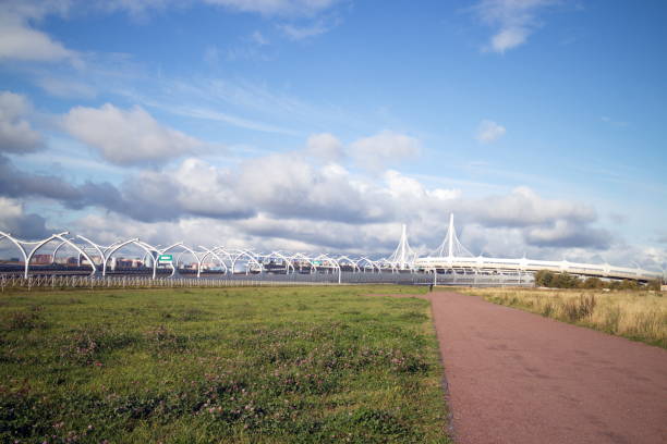 istock Pedestrian area on the city coast on a sunny day 1179191949