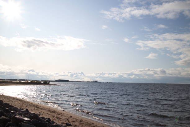istock Sea landscape with blue waves on a sunny day 1179192049