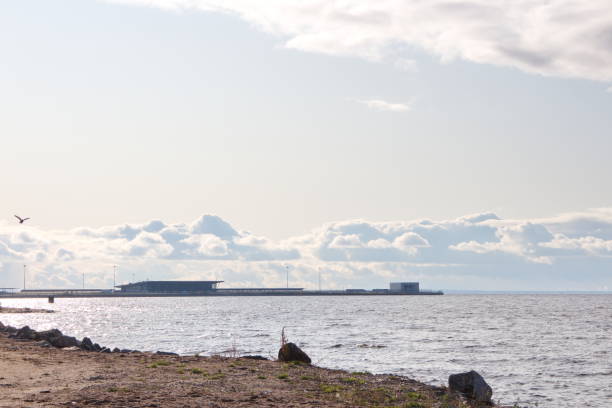 istock Sea landscape with blue waves on a sunny day 1179192115