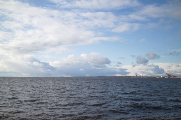 istock Sea landscape with blue waves on a sunny day 1179192221
