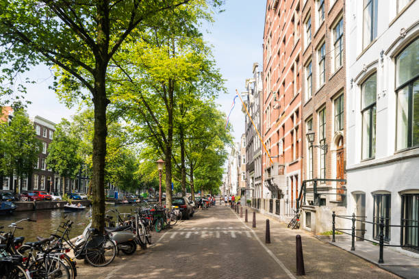 istock Amsterdam cityscape during summertime in Amsterdam, Netherlands 1179196538
