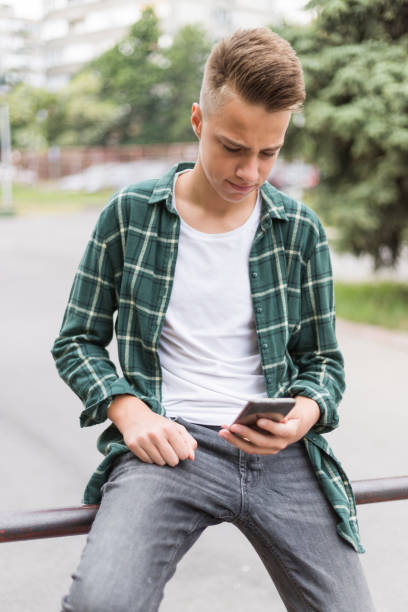istock Teenager text messaging 1179198675