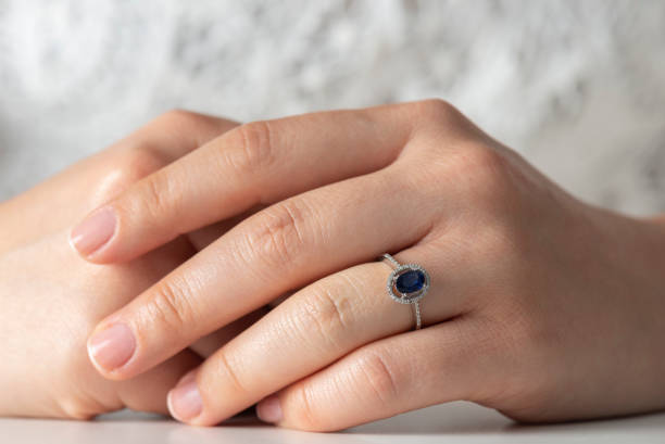 istock Woman Hands With Engagement Ring 1179205736