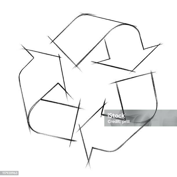 Recycling Logo Illustration Stock Illustration - Download Image Now - All-around Competition, Sketch, Allegory Painting