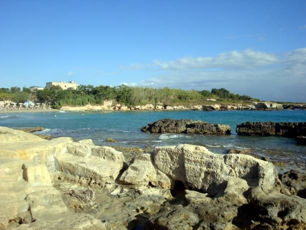 traveling along the Salento coast
