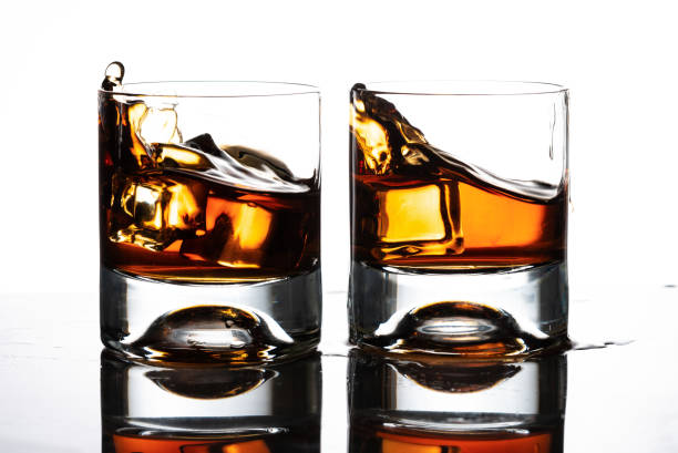 istock glass of whiskey with ice cubes 1179221944