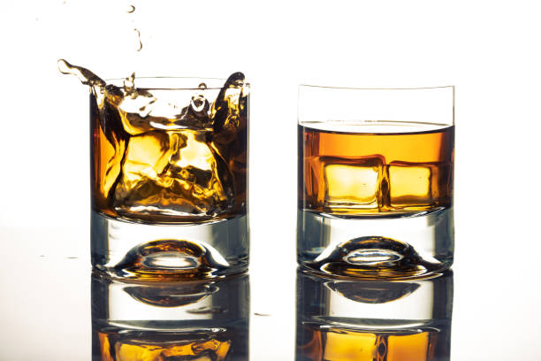 istock glass of whiskey with ice cubes 1179222141