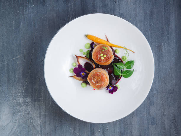 istock Cooked Pork Loin Roast with Vegetables, restaurant dish 1179223416