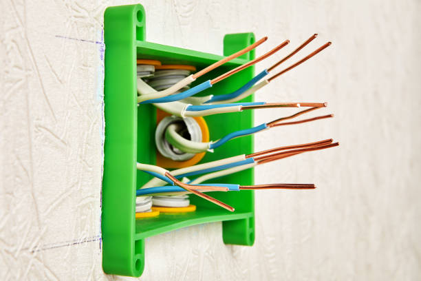 istock At the ends of copper bare wires. 1179231139