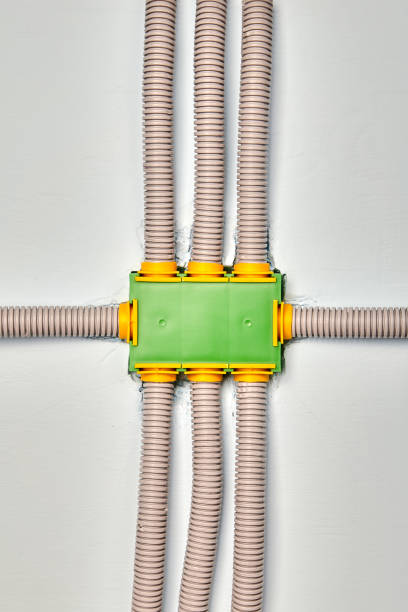 Nonmetallic electrical conduit  made of PVC.