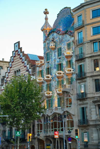 istock Barcelona, Spain - 14.08.2019: buildings monuments of architecture of Barcelona 1179233891