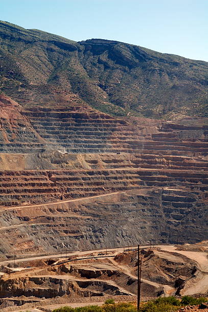 Copper Mine 039 stock photo