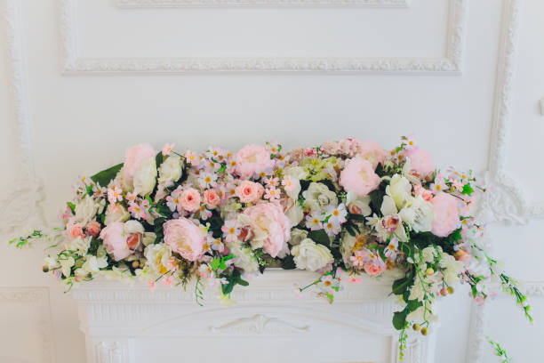 istock Plastic Floral Bouquet of Different Flowers artificial. 1179250835