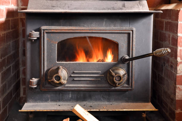 istock Old Wood Stove 1179250974