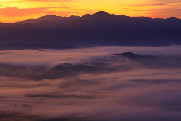 istock Sea of ​​clouds at dawn 1179256430
