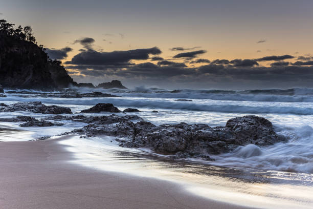 istock Rocky South Coast Sunrise Seascape 1179258589