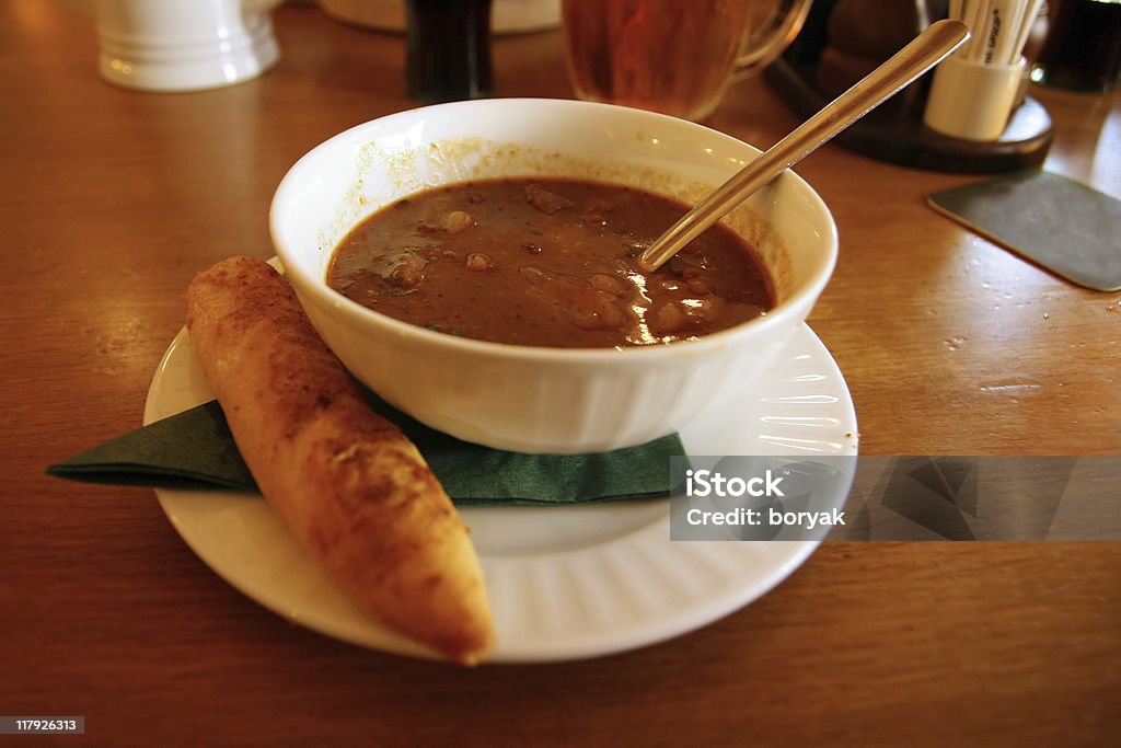 Checo goulash Sopa - Royalty-free Cacete - Pão Foto de stock